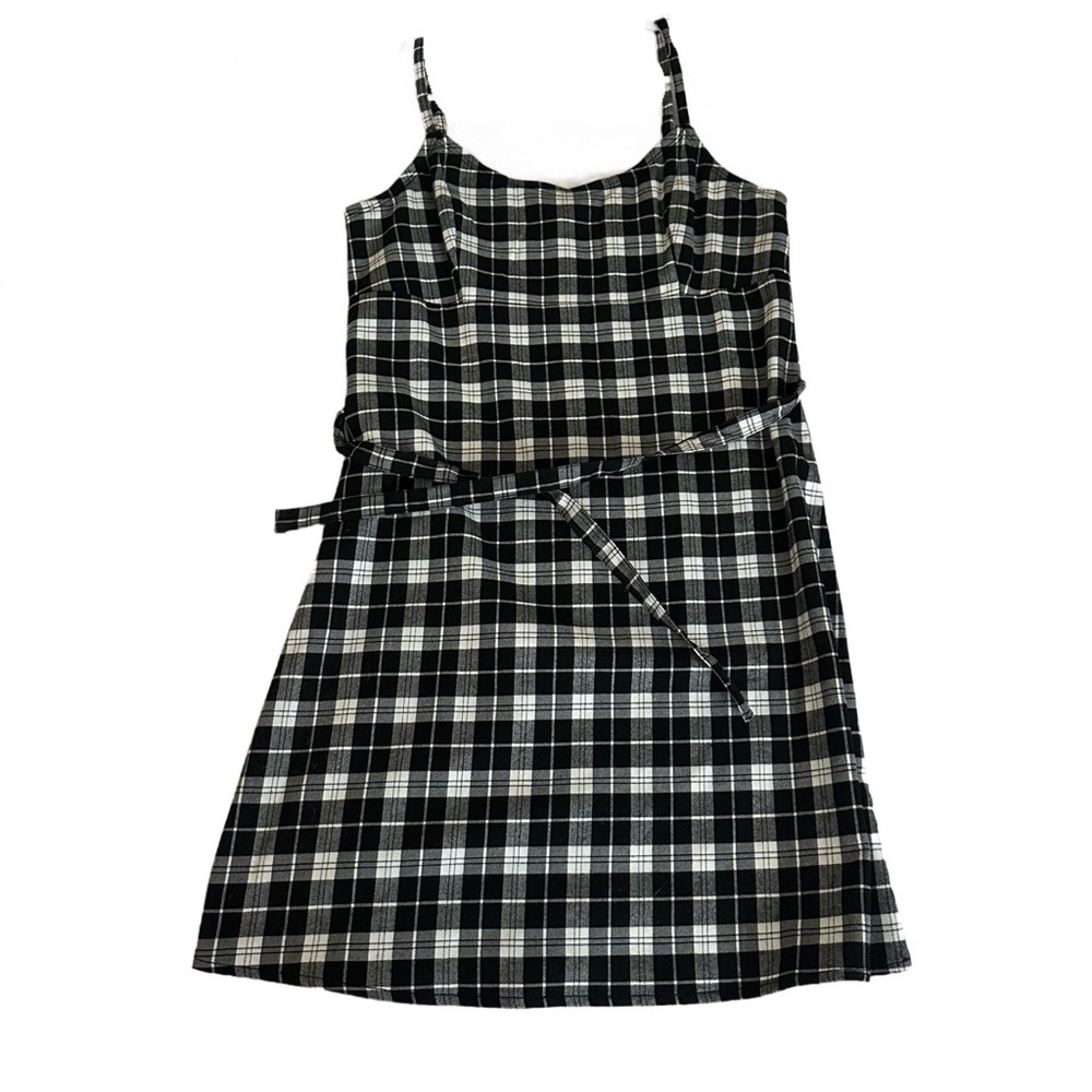 PacSun Black and White Plaid Dress